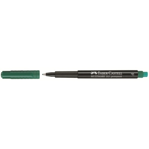 FABER-CASTELL Marker Multimark permanent F grün 10Stk.