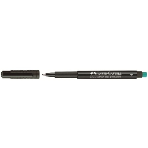 FABER-CASTELL Marker Multimark permanent F schwarz