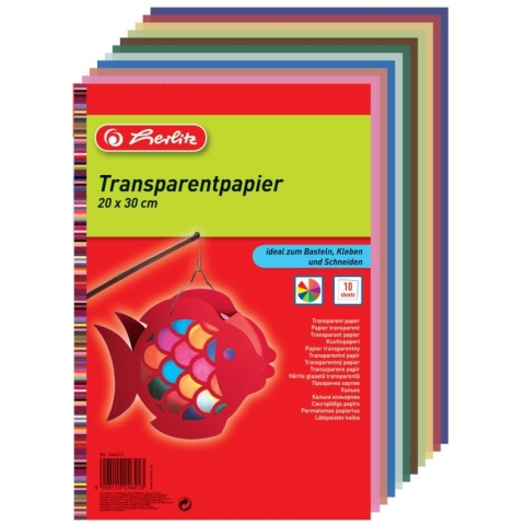 Herlitz Transparentpapier 20x30cm 10 Blatt
