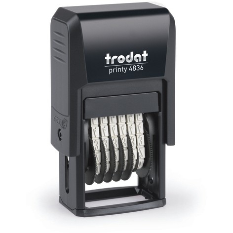 trodat Ziffernstempel Printy schw+Kissen schw 4836