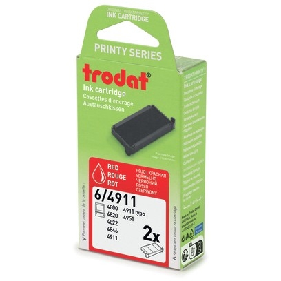 trodat Austauschkissen 2Stk rot 6/4911/SB