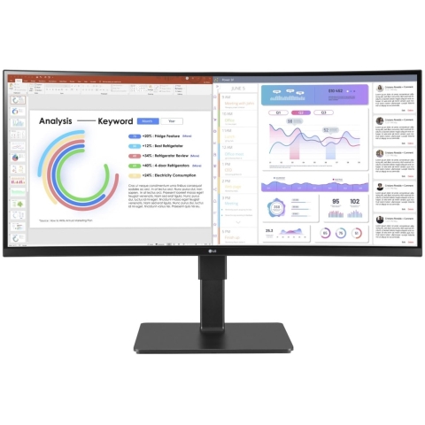 86,72cm/34 (3440x1440) LG UltraWide 34BQ77QB-B 21:9 5ms 2xHDMI DisplayPort USB-C VESA Speaker UWQHD