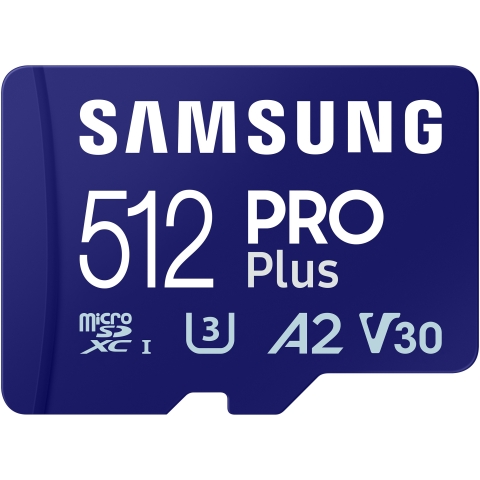 CARD 512GB Samsung PRO Plus microSD UHS-I U3 Full HD 4K UHD