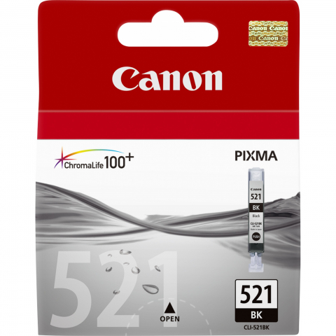 Canon Tinte CLI-521B 2933B001 Schwarz