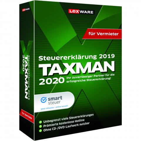 Lexware Taxman 2020 für Vermieter - 1 Device - ESD-DownloadESD