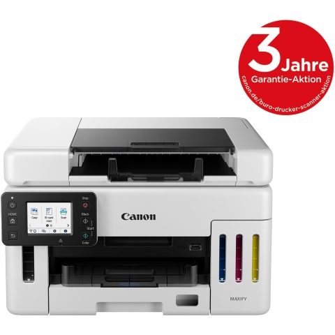 T Canon MAXIFY GX6550 Tinte-Multifunktionsdrucker 3in1 A4 LAN WLAN Duplex DADF