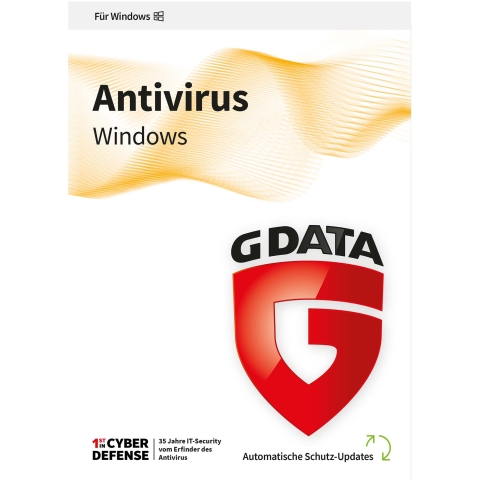 G DATA Antivirus Windows - 1 Year (4 Lizenzen) - New - ESD-Download