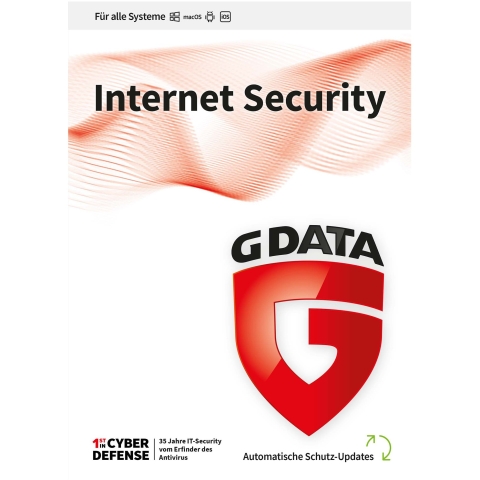 G DATA Internet Security - 3 Year (6 Lizenzen) - New - ESD-Download