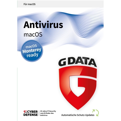 G DATA Antivirus Mac - 1 Year (5 Lizenzen) - New - ESD-Download