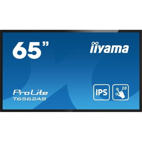 IIYAMA 164.0cm(65) T6562AS-B1 16:9 Touch 3xHDMI+2xUSB retail (Speditionsversand)