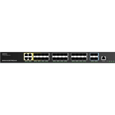 24+4P Grandstream GWN7831, 24x Gigabit ports, 4x SFP+, Layer-3-Aggregations-Switches