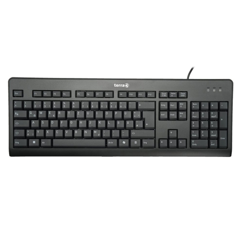 TERRA Keyboard 1500 Corded [DE] USB black Copilot (2810714)