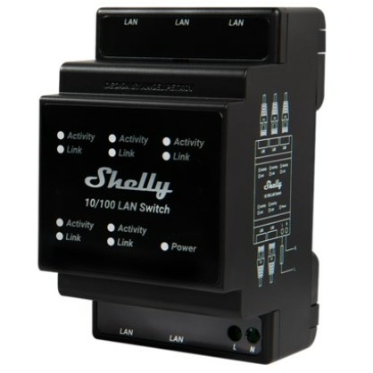 Shelly Relais Switch 5 Ports 10/100 Mbit