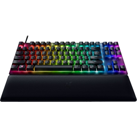 Razer Huntsman V2 Tenkeyless Gaming Keyboard Optical Red QWERTZ black