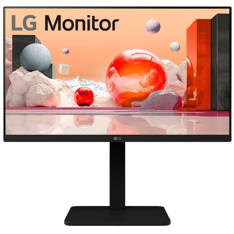 61cm/24 (1920x1080) LG 24BA550-B 16:9 FHD IPS 5ms 100Hz DP HDMI VGA USB Speaker Pivot Black