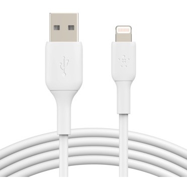 Belkin Lightning Lade/Sync Kabel PVC mfi zertifiziert 3m weiß