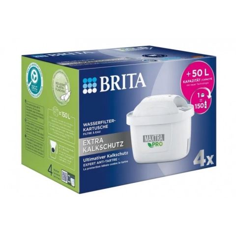 BRITA Tischwasserfilter Maxtra Pro Filterkartusche 4er-Pack