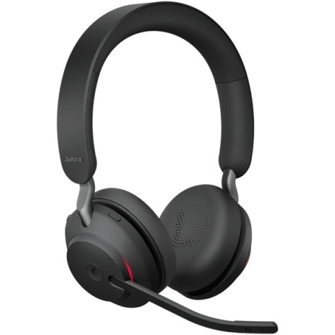 Jabra Evolve2 65 Stereo MS + Ladestation + Link 380 USB-A, schwarz