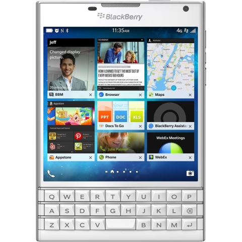 BlackBerry Passport 32GB pure white QWERTZ DE