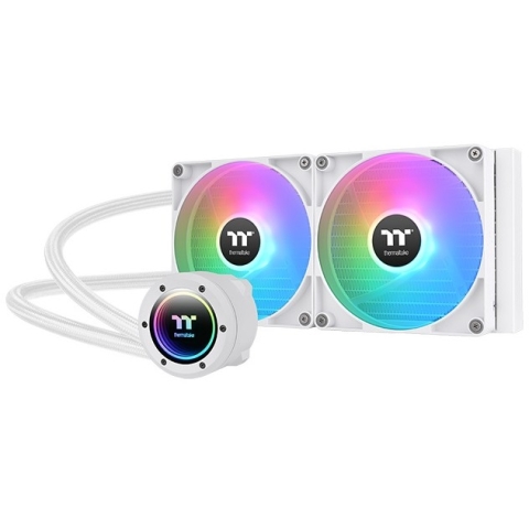 K Cooler Wasserkühlung Thermaltake TH280 V2 ARGB Sync CPU Liquid Cooler Snow Edition All-In-One