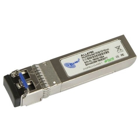 ALLNET Switch Modul ALL4760 SFP+(Mini-GBIC), 10Gbit Singlemode, bis 220m, LRM/LC, *nur für Multimode 50/125u Kabel OM1-4*