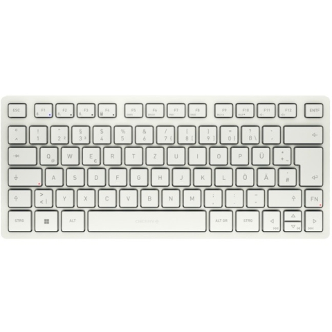 Cherry Keyboard KW 7100 MINI [DE] white/milk BT