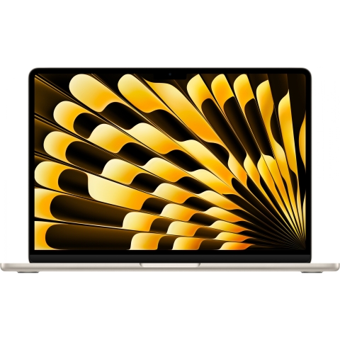 MacBook Air: Apple M3 chip with 8-core CPU and 10-core GPU, 8GB, 512GB SSD - Starlight