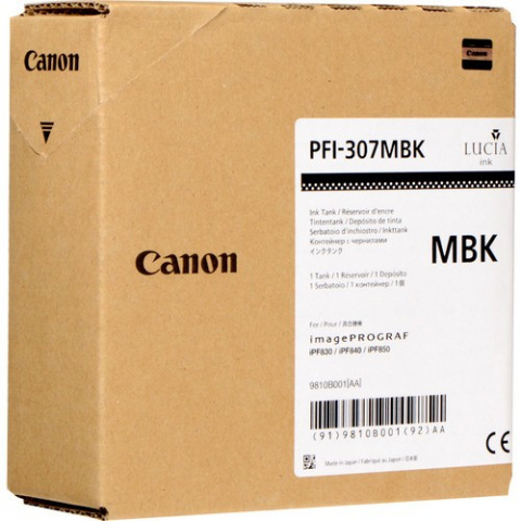 TIN Canon Tinte PFI-307 MBK 9810B001 Schwarz
