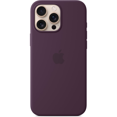 Apple iPhone16 Pro Max Silicone Case with MagSafe - Plum