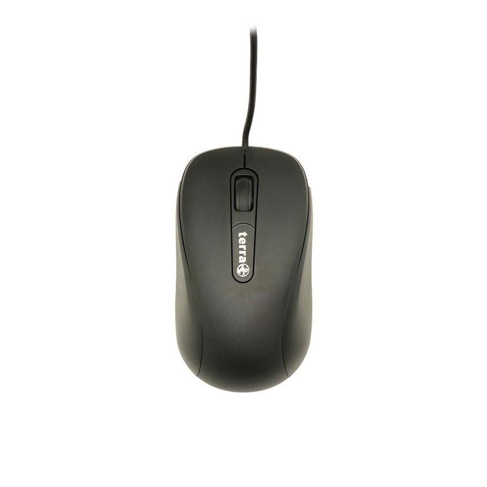 TERRA Mouse 1500 Corded USB black 3 Tasten, symmet (2920513)
