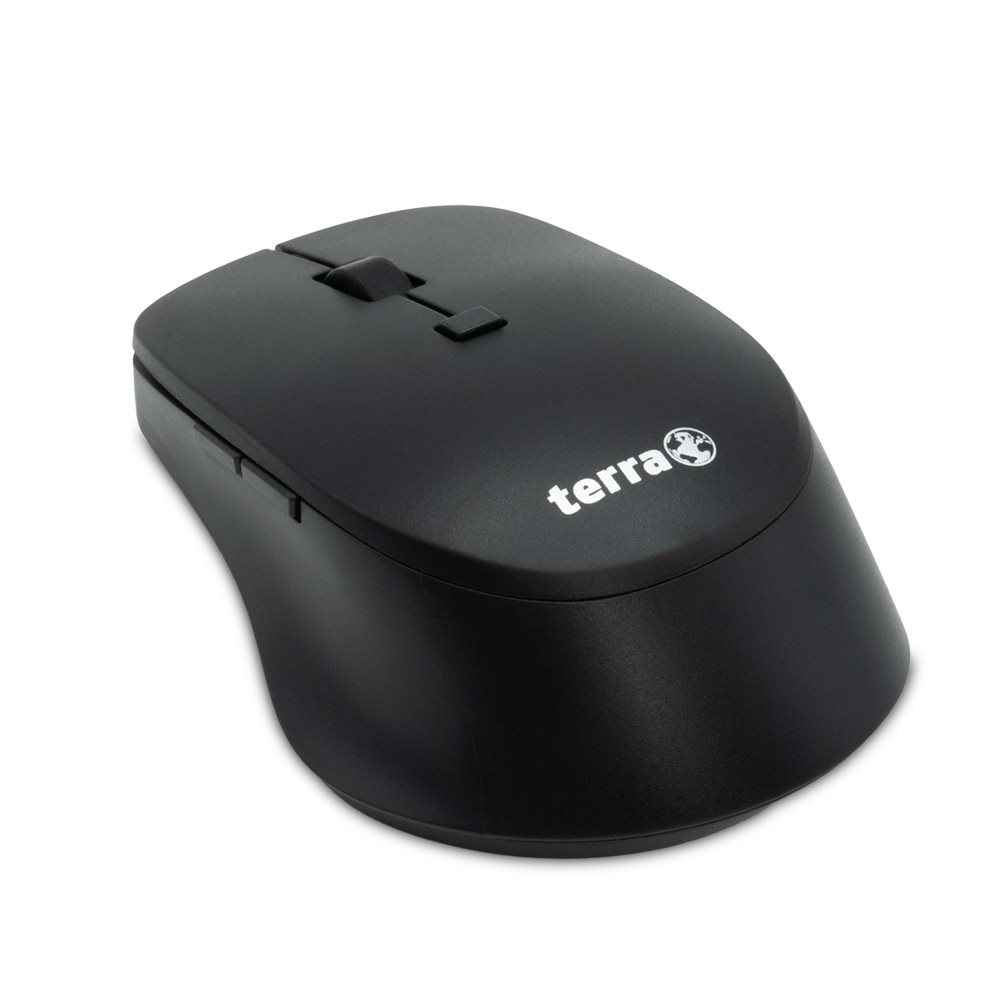 TERRA Mouse 4000 Wireless Silent USB black 6-Taste (2920558)