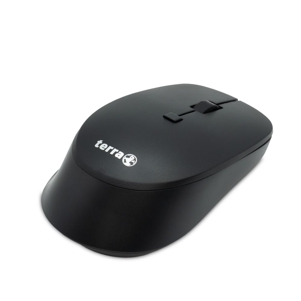 TERRA Mouse 4000 Wireless Silent USB black 6-Taste (2920558)