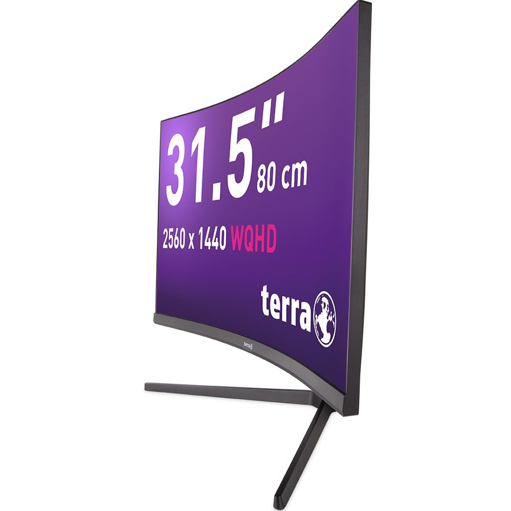 TERRA LCD/LED 3285W HA black CURVED USB-C/HDMI/DP (3030245)