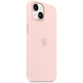 APPLE iPhone 14 Silicone Case with MagSafe - Chalk Pink