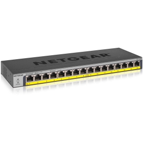 16P Netgear GS116PP RM PoE+