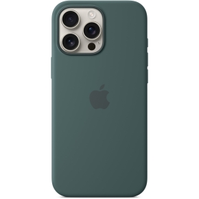 APPLE iPhone16 Pro Max Silicone Case with MagSafe - Lake Green