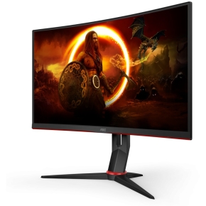 68,8cm/27 (2560x1440) AOC Gaming CQ27G2S/BK 16:9 QHD Curved 1ms 165Hz HDR10 HDMI DP Black/Red