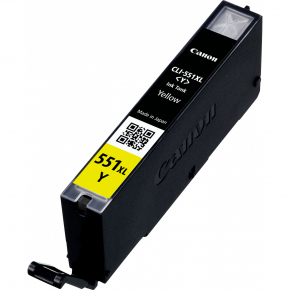 Canon Tinte CLI-551XL 6446B001 Gelb bis zu 715 Seiten gemäß ISO/IEC 24711