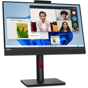 61cm/24 (1920x1080) Lenovo ThinkCentre Tiny-in-One 24 Gen 5 FHD IPS 60Hz 4ms HDMI DP LS Black