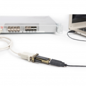 DIGITUS USB 2.0 > DSUB 9M USB A Kabel 80cm