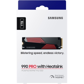 M.2 1TB Samsung 990 PRO Heatsink NVMe PCIe 4.0 x 4 retail