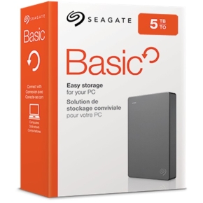 2,5 5TB Seagate Basic 3.2 Gen 1 (3.1 Gen 1) silber silver / grau grey