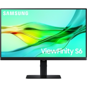 61cm/24 (2560x1440) Samsung LS24D600UAUXEN 16:9 WQHD IPS 5ms 100Hz DP HDMI USB-C Pivot KVM Black