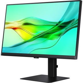 61cm/24 (2560x1440) Samsung LS24D600UAUXEN 16:9 WQHD IPS 5ms 100Hz DP HDMI USB-C Pivot KVM Black