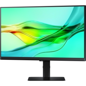 61cm/24 (2560x1440) Samsung LS24D600UAUXEN 16:9 WQHD IPS 5ms 100Hz DP HDMI USB-C Pivot KVM Black