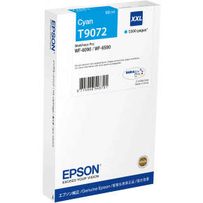 Epson Tinte T9072 XXL C13T907240 Cyan bis zu 7.000 Seiten