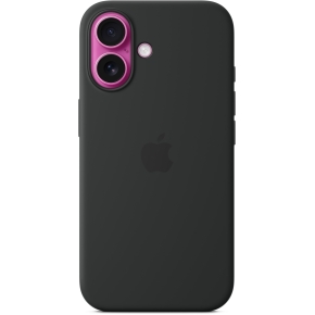 APPLE iPhone 16 Silicone Case with MagSafe - Black