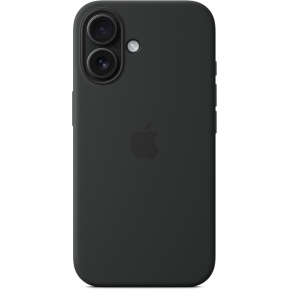 APPLE iPhone 16 Silicone Case with MagSafe - Black
