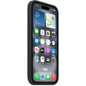 APPLE iPhone 16 Silicone Case with MagSafe - Black