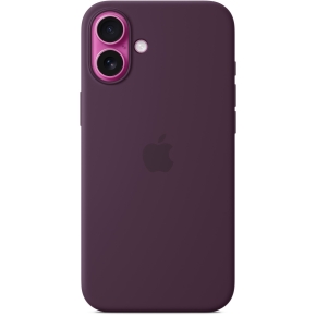 APPLE iPhone 16 Plus Silicone Case with MagSafe - Plum